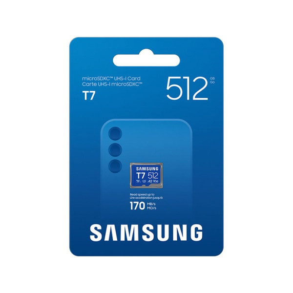 Samsung MEMORY SD CARD / READER MB-MB512T/WW (T7 MICROSD NEW)