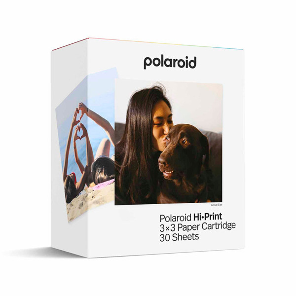 POLAROID DSC/DVC/CAM ACCESSORIES Hi Print 3x3 Paper - 30 Sheets