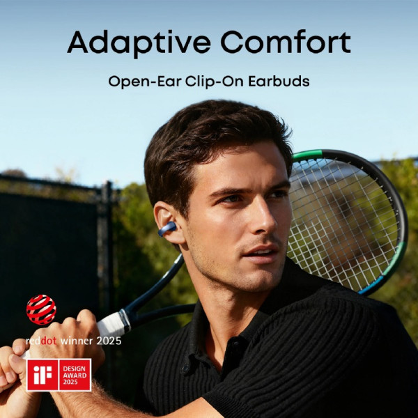 SOUNDCORE EARPHONES/HEADPHONES/EARBUDS AeroClip Blue