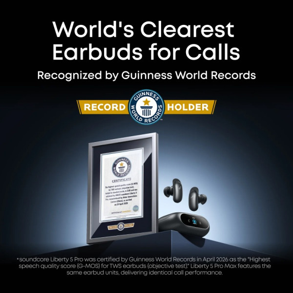 SOUNDCORE EARPHONES/HEADPHONES/EARBUDS LIBERTY 5 PRO BLACK