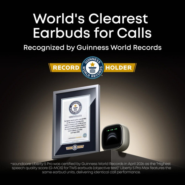 SOUNDCORE EARPHONES/HEADPHONES/EARBUDS LIBERTY 5 PRO MAX GOLD