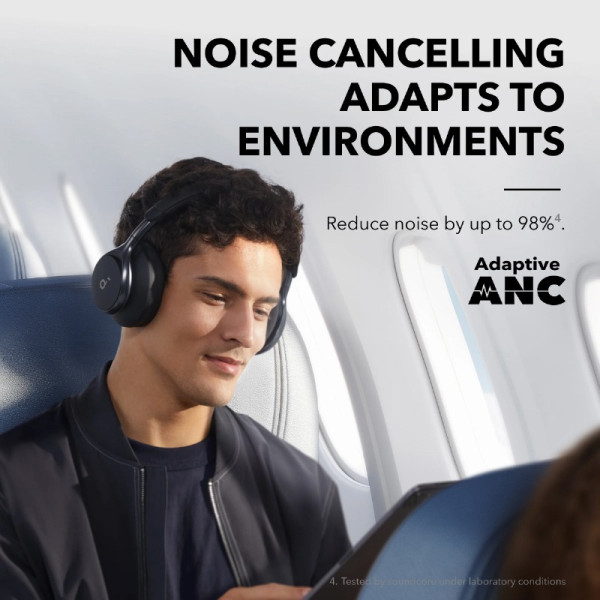 SOUNDCORE EARPHONES/HEADPHONES/EARBUDS SPACE ONE BLACK