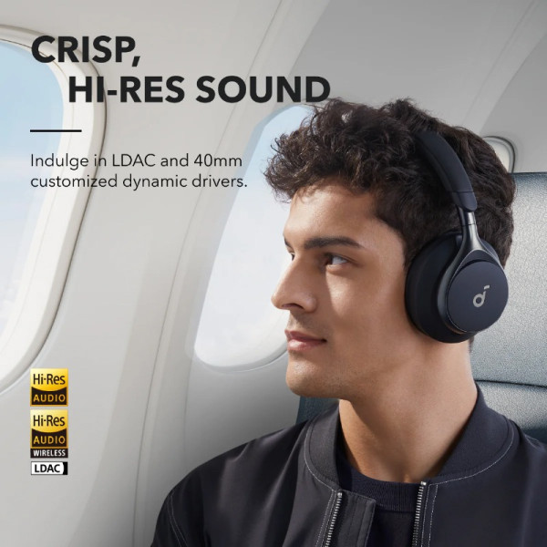 SOUNDCORE EARPHONES/HEADPHONES/EARBUDS SPACE ONE BLACK