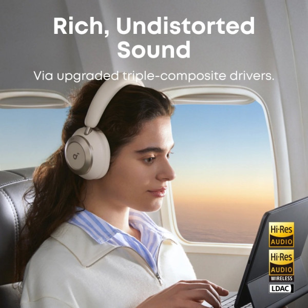 SOUNDCORE EARPHONES/HEADPHONES/EARBUDS SPACE ONE PRO WHITE
