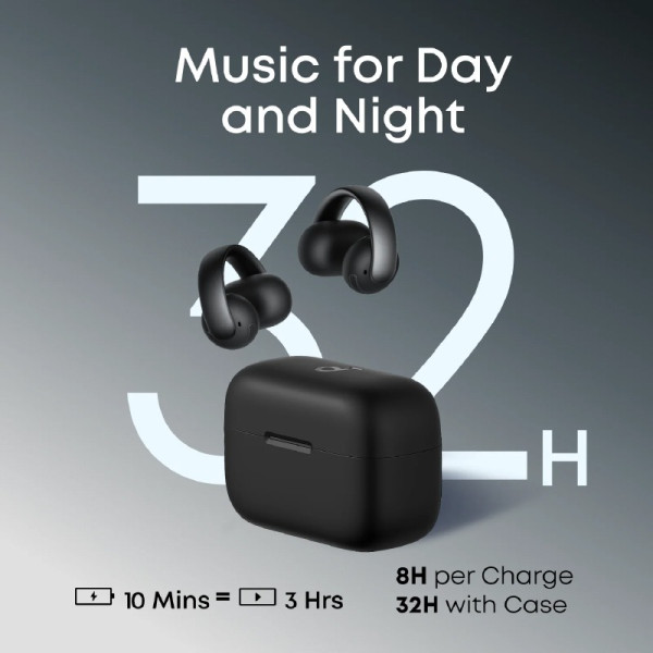 SOUNDCORE EARPHONES/HEADPHONES/EARBUDS AEROCLIP BLACK