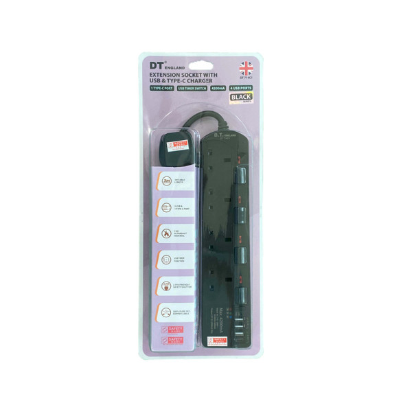 DT ENGLAND CABLE EXTENSION DT 714C1(BK)