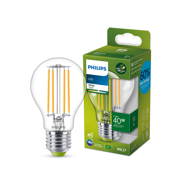 PHILIPS BULBS LED CLA 40W A60 E27 3000K