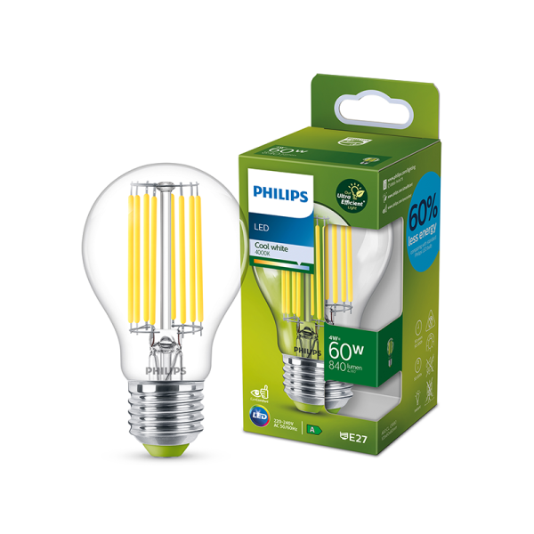 PHILIPS BULBS LED CLA 60W A60 E27 4000K