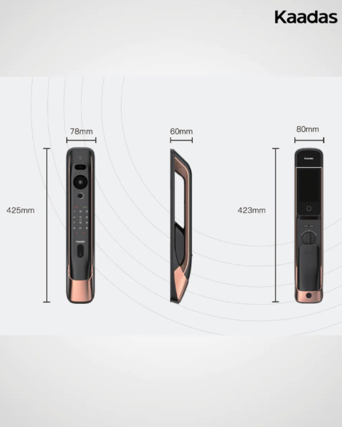 KADDAS DIGITAL LOCK K20 PRO MAX BLACK + R8GD