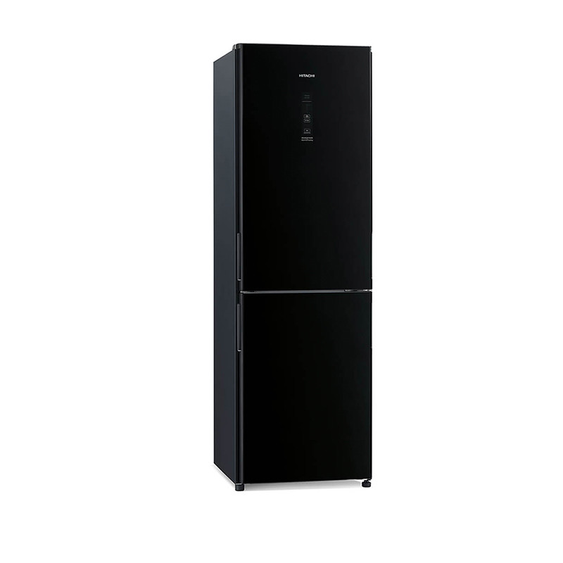 HITACHI 2 DOOR FRIDGE RBG415P6MSX-GBK GLASS BLACK