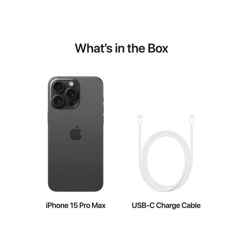 IPHONE 15 PRO MAX 512GB BLACK TITANIUM