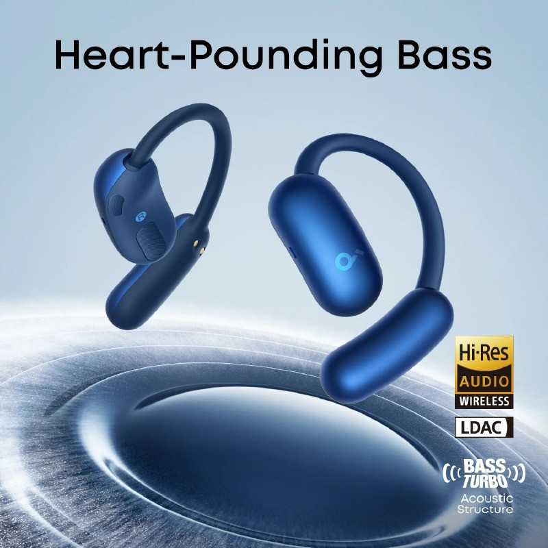 SOUNDCORE EARPHONES/HEADPHONES/EARBUDS AEROFIT 2 BLUE