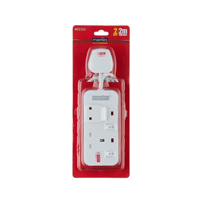 TECH UNITED POWER STRIP MS2222 2WAY 2M 