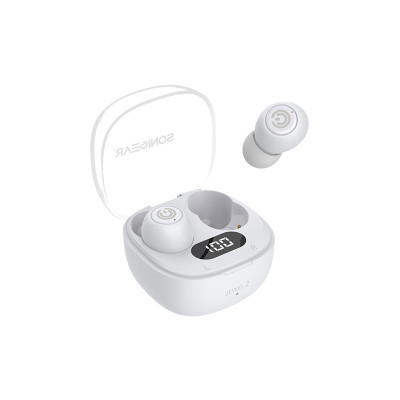 SONICGEAR EARPHONES/HEADPHONES/EARBUDS EARPUMP TWS 2 JEWEL WHITE