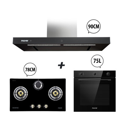 MAYER GAS RANGE PACKAGE MMGH773+MMSI900HS+MMDO8