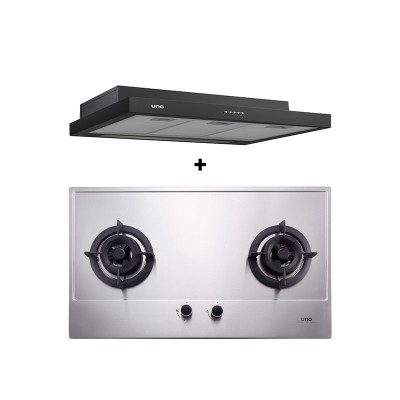 UNO GAS RANGE PACKAGE US-7902TRSV+UA9119-BK