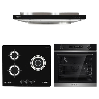 MAYER GAS RANGE PACKAGE MMGH633+MMSI9030T+MMDO13C