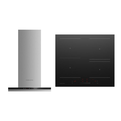 FISHER & PAYKEL GAS RANGE PACKAGE CI604ZCTPB2+HC60DCXB3