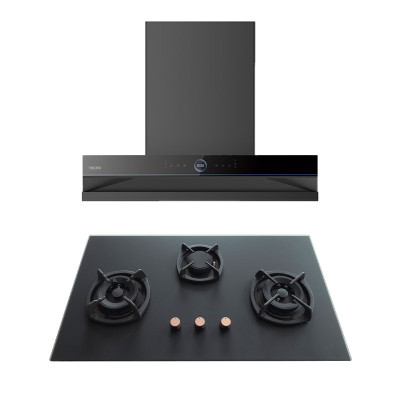 TECNO GAS RANGE PACKAGE T3388TGSV-MATT+KD9088