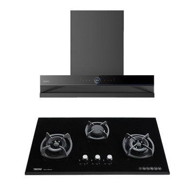 TECNO GAS RANGE PACKAGE T3388TGSV+KD9088