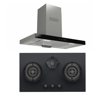 FUJIOH GAS RANGE PACKAGE FH-GS6830FGBK+FR-MT1990R