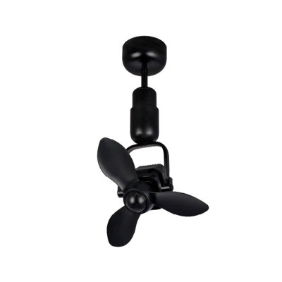 MISTRAL DC CORNER FAN -TIMER & R/C FLEXA -BLACK