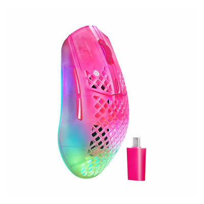 STEELSERIES MOUSE AEROX 3 WL MS GEN 2 MAGENTA