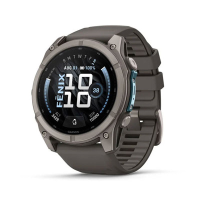 GARMIN Wearables FENIX 9 51 BARE TI, PEB GRAY 