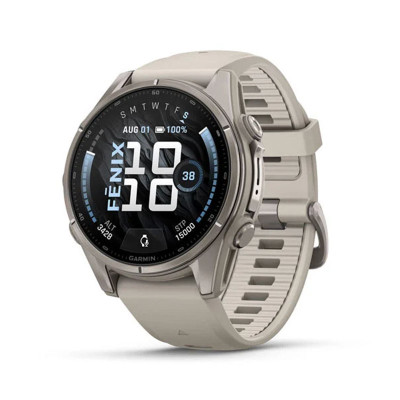 GARMIN Wearables FENIX 9 43 FOG GRAY, BARE TI