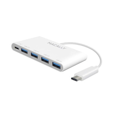 MACALLY Cable & Adapter UC3HUB4C (USB-C TO A/CHR PORT)