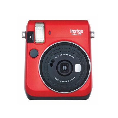 FUJIFILM INSTANT CAMERA MINI 70 DELIGHT COMBO KIT RED