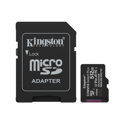 KINGSTON MEMORY SD CARD / READER SDCS3/512GB