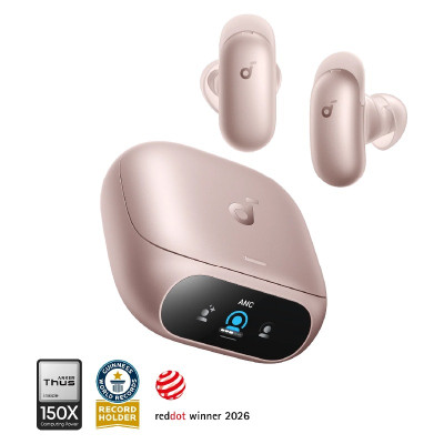SOUNDCORE EARPHONES/HEADPHONES/EARBUDS LIBERTY 5 PRO PINK