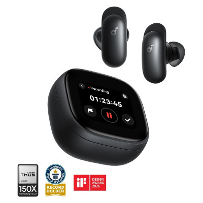 SOUNDCORE EARPHONES/HEADPHONES/EARBUDS LIBERTY 5 PRO MAX BLACK