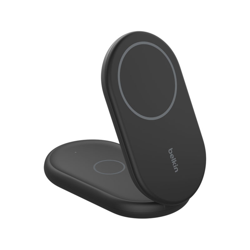 Belkin Qi2 2-in-1 Charging Stand Black