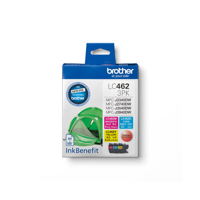 BROTHER CARTRIDGES LC462 3PK