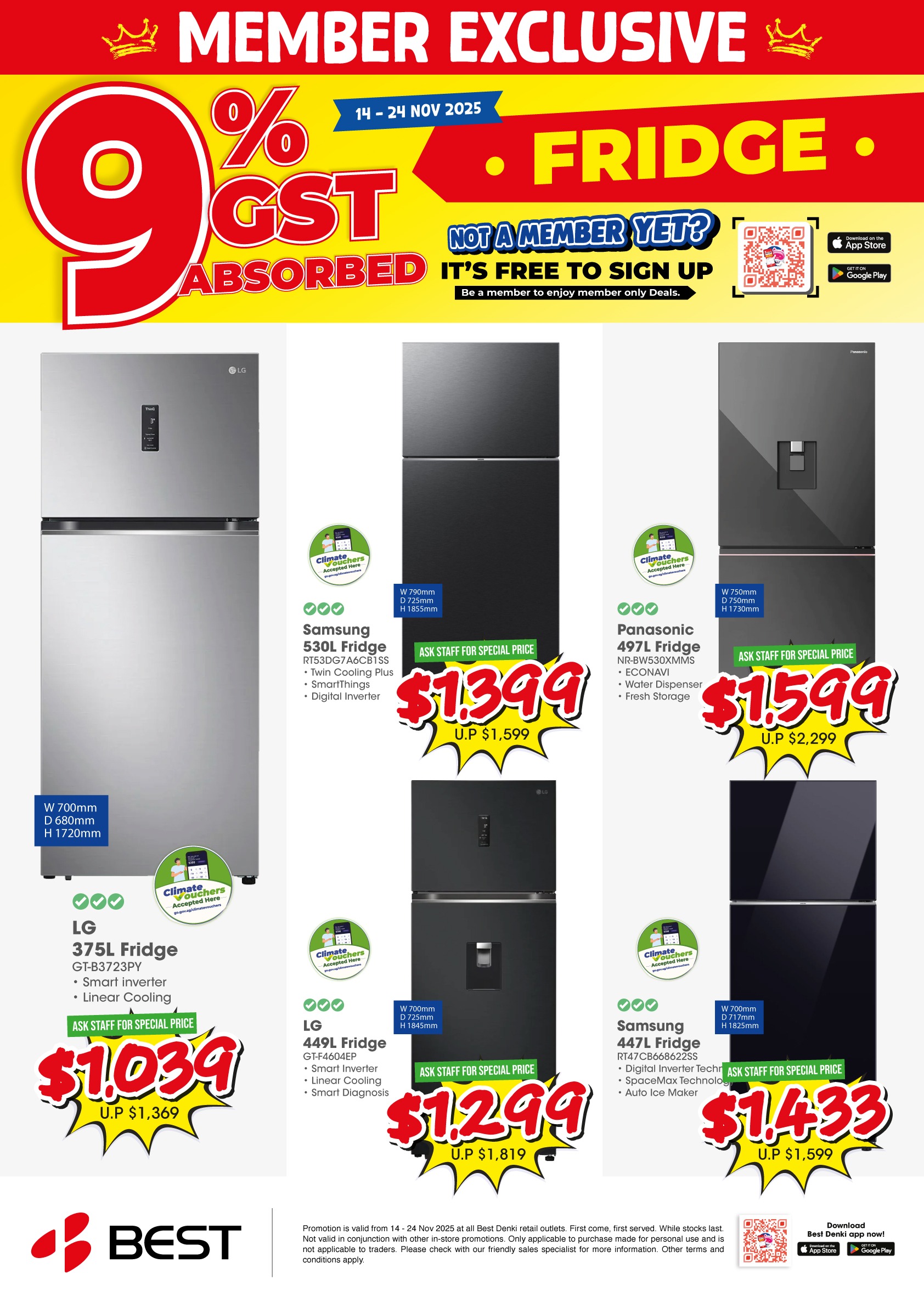 GSTABSORBEDFRIDGE