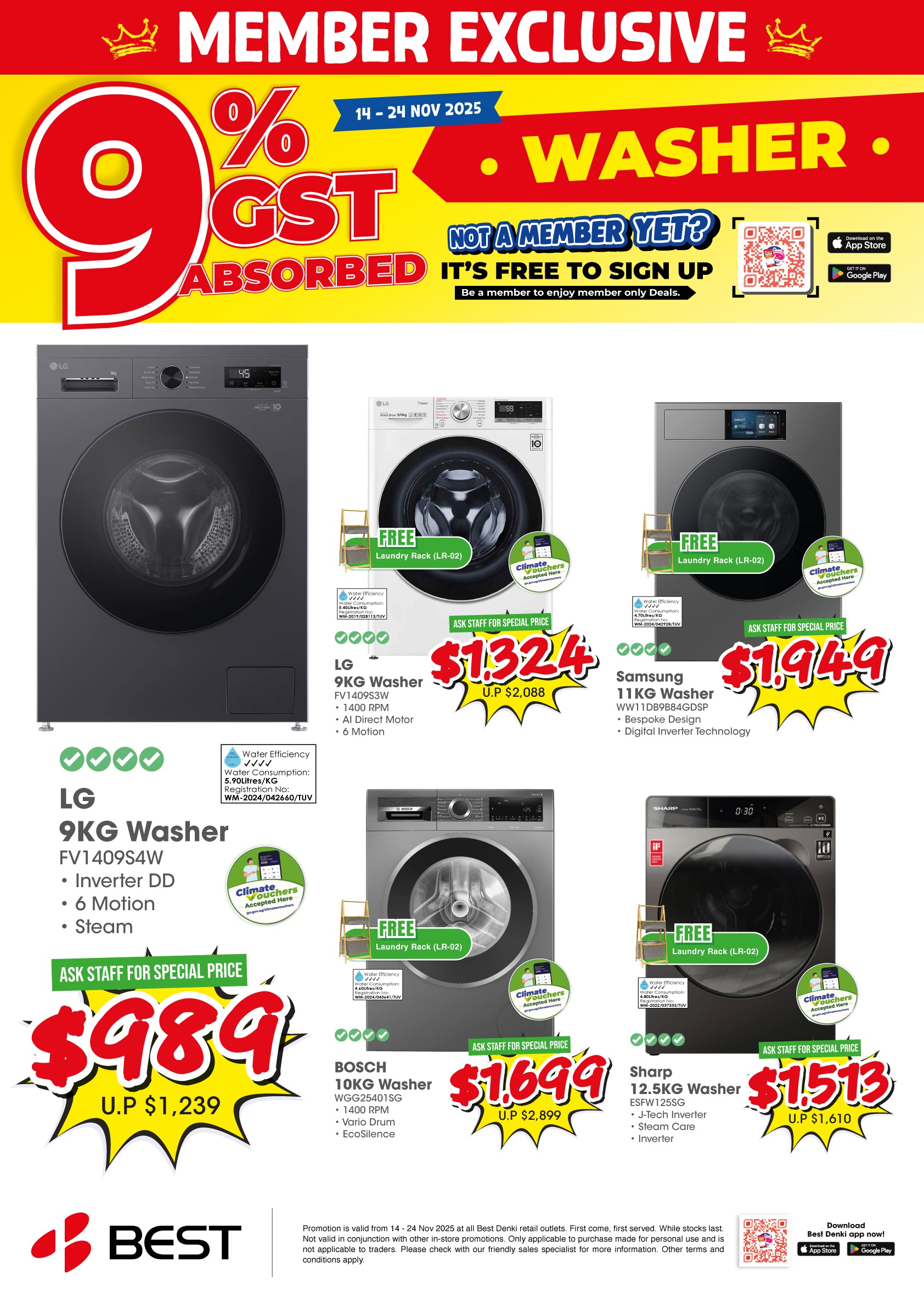 GSTABSORBEDWASHER
