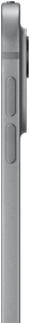 iPad Pro, side exterior, silver colour, thin profile, aluminium enclosure, volume buttons and pro camera system